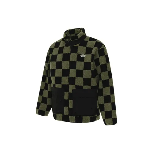 VANS RPFOFF The Стена CHECKER Бархат Feel Куртка Мужская Черная Зеленая