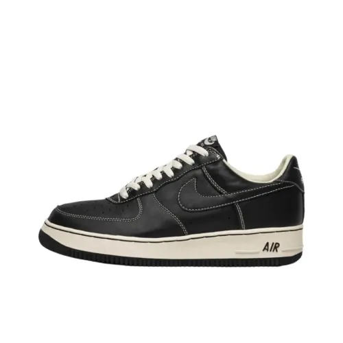 HTM x Nike Air FORCE 1 Slip Resistant Abrasion Resistant Low Топ Casual Unisex Черный