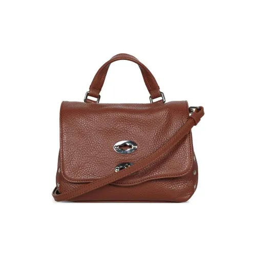 Zanellato Телячья кожа Сумка на одно плечо Женская Коричневая