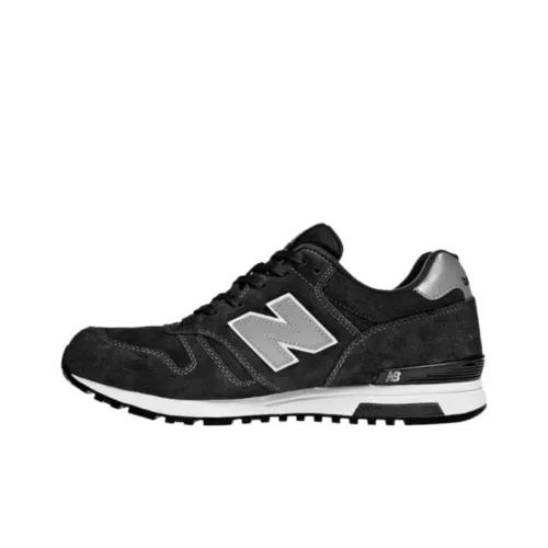 New Balance NB 565 Устойчивый к истиранию низкий топ Повседневная беговая обувь Мужская Черная