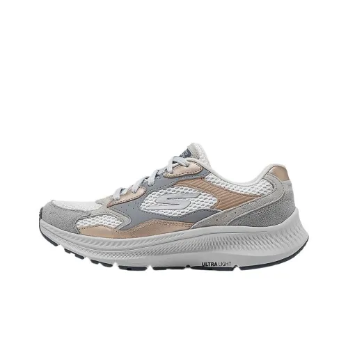 Skechers WOMEN'S GO Series Низкие Беговые Кроссовки Женские Светло-Серые