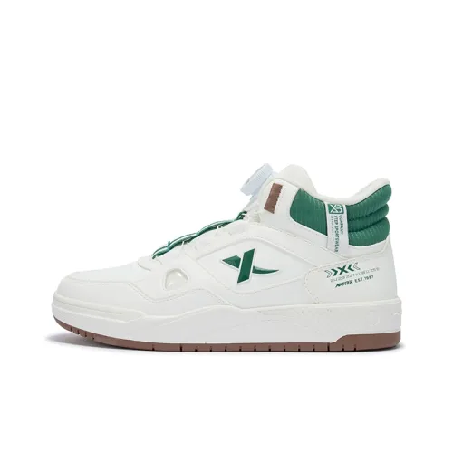 XTEP Детские Скейтбординги High Top Белый Зеленый Унисекс