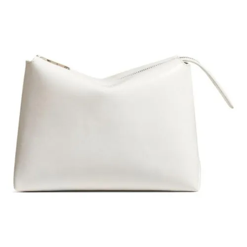 KHAITE Телячья кожа Клатч Женская Белая