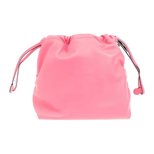 MOSCHINO Сумка через плечо из кожи женская розовая