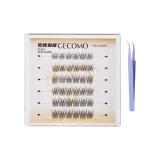 Широкий набор, рыбка, ласточкин хвост, клей, бесплатно, накладные ресницы + пинцет