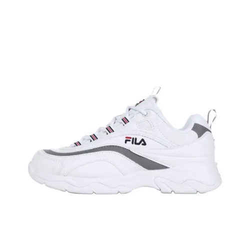 FILA Ray Low Топ Повседневные Беговые Кроссовки Унисекс Белые