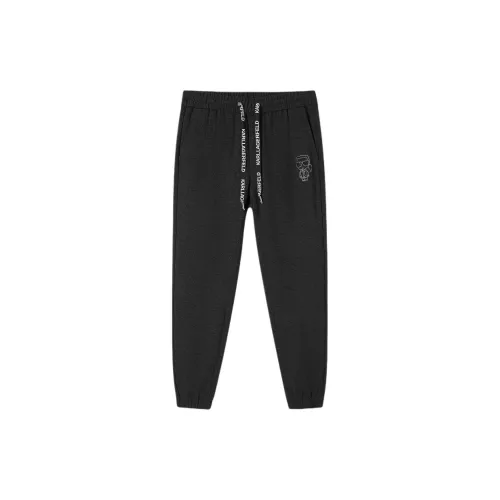KARL LAGERFELD / Karl Lagerfeld Jeans Темно-серый Мужские Вязаные Спортивные Штаны