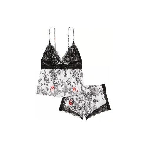 Victoria's Secret Чернила Белый Женские Пижамные Комплекты