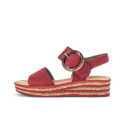 Gabor Мода One Ремешок Сандалии 4,5 см Женские Красные