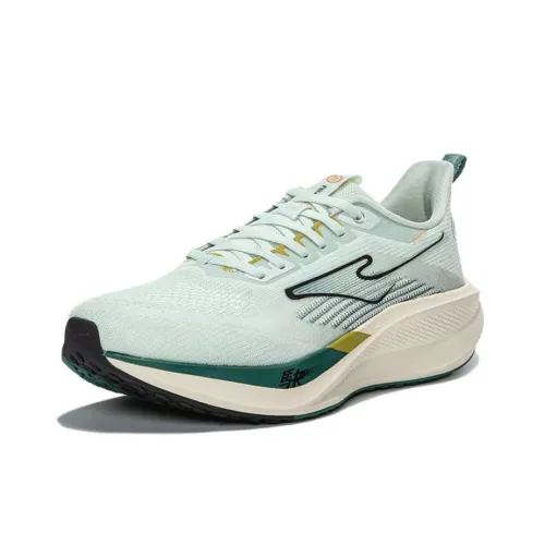 Erke Амортизация Легкий Устойчивый к истиранию Низкий Топ Тренировочные Спринт Беговые кроссовки Мужской Зеленый
