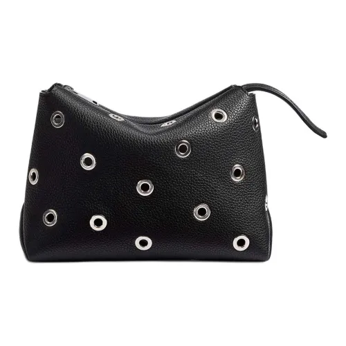 KHAITE Личиевая кожа Телячья кожа Клатч Женский Черный