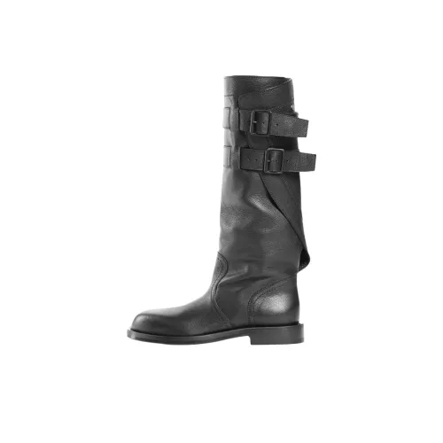 Ann Demeulemeester Высокие сапоги до колена, черные, мужские