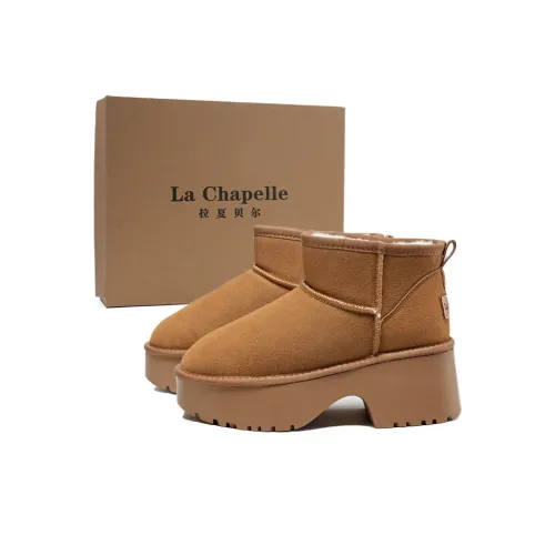 La Chapelle Термический Увеличивающий Высоту Устойчивый к Износу Короткие Снежные Ботинки Женские