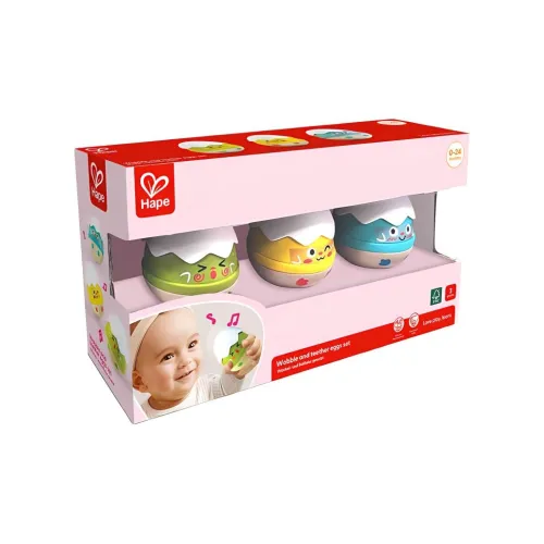 HAPE Unbreakable Яичная скорлупа Колокольчик Shaker Игрушки