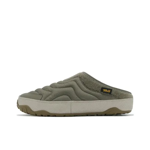 Teva Устойчивые к истиранию противоскользящие домашние тапочки для мужчин оливково-зеленый