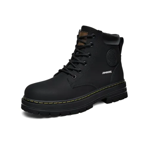 King Jinmai Короткий Мартин Boot Унисекс Черный