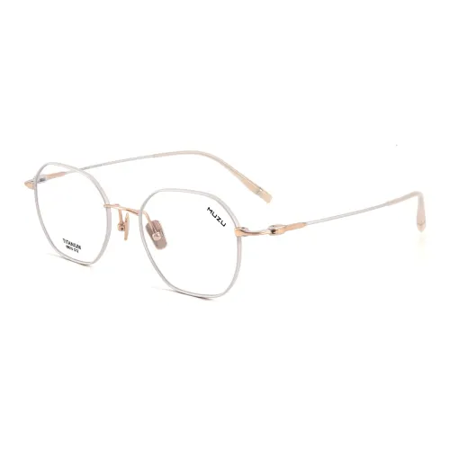 MUZU Пластиковая оправа Титан Нерегулярная форма Оправа для очков Унисекс
