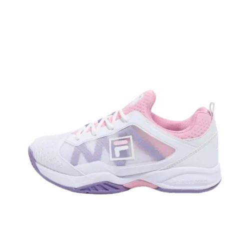 FILA Speedserve Детские кроссовки для тренировок Низкие Белый/Розовый Школьный возраст