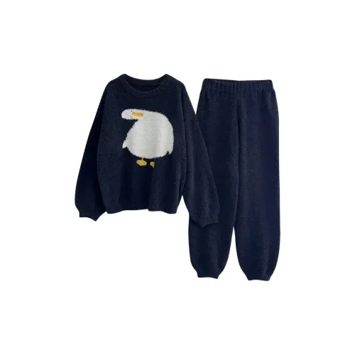 LEZIYUN Пижамный комплект женский черный