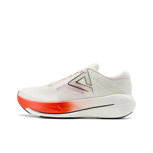 PEAK Амортизация Устойчивый к истиранию Теплоизоляционный Отскок Низкий Топ Беговые кроссовки Мужские Super Light Белый Красный