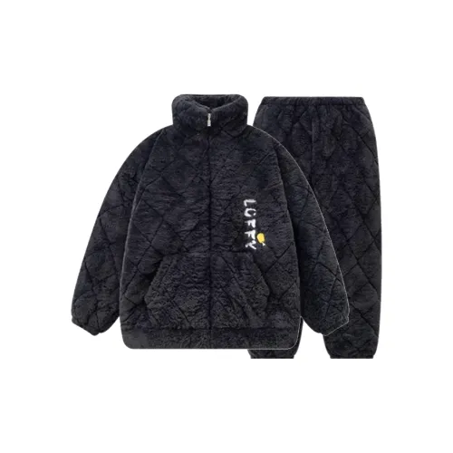 LEZIYUN Черный Мужской Пижамный Комплект