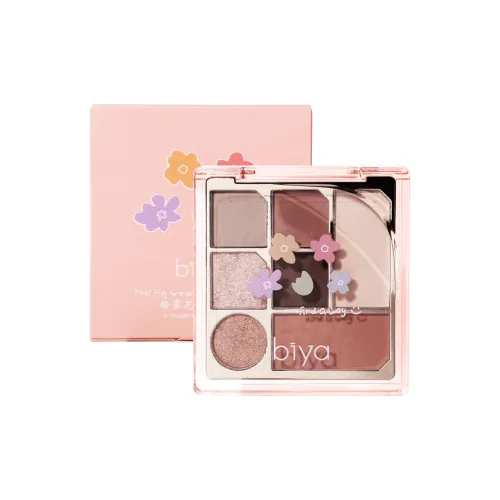 BIYA Пудрово-туманный Сад Тени для глаз Матовый Осветляющий Тон кожи Перламутровый Естественный
