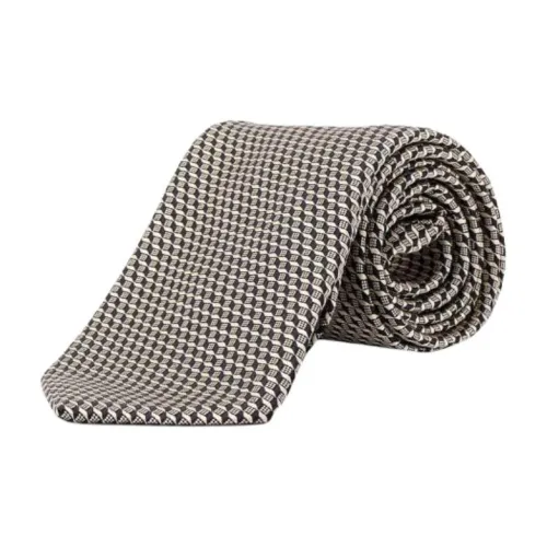 TOM FORD Шелковые галстуки унисекс черного цвета