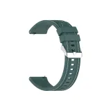 Оливково-зеленый / Сшитый силиконовый ремешок