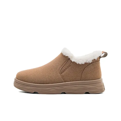 Warrior Теплоизоляционное покрытие увеличивающее высоту устойчивое к истиранию противоскользящее ботинки для снега женские длина до щиколотки цвет КАМЕЛ