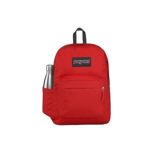 JanSport Полиэстер Рюкзак Стандартный Унисекс Красный