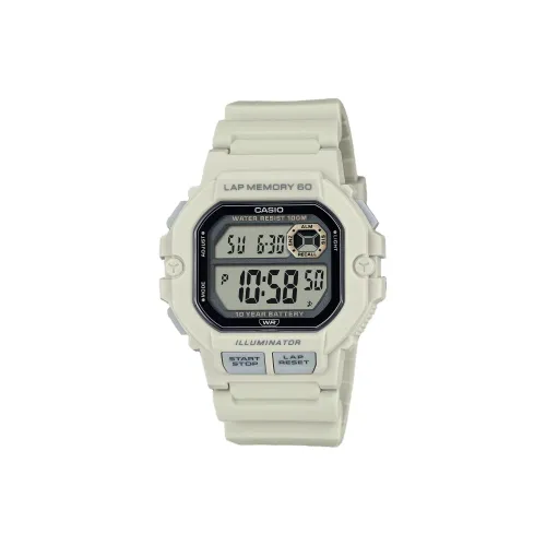 CASIO Standard Series Кварцевый механизм Смольный ремешок Часы Мужские Циферблат Серый