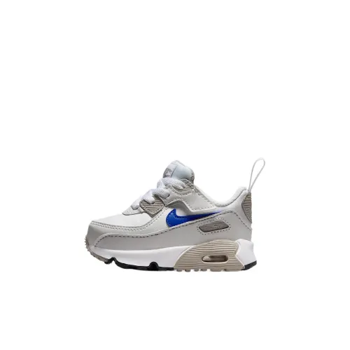 Nike Air Max 90 EasyOn Обувь для малышей Белый серый синий Infant And Toddler