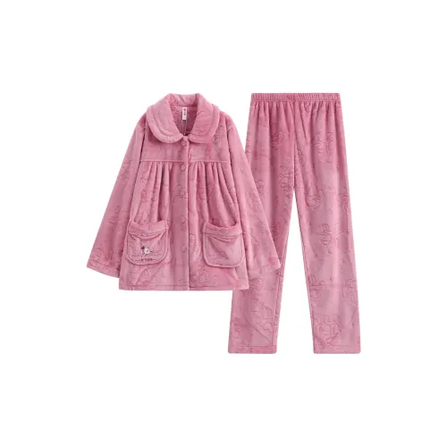 FENTENG Пижамный комплект женский пыльно-розовый