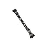 Черный/Стальной браслет