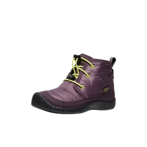 Keen HOWSER II CHUKKA WP Детские утепленные сапоги High Top Фиолетовые Kids