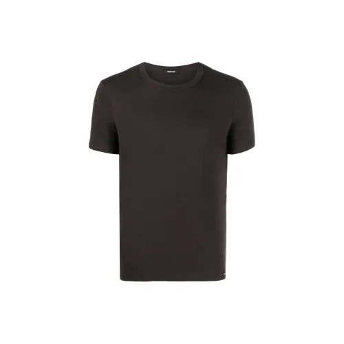 TOM FORD FW22 T Рубашка Мужская Темно-Коричневая