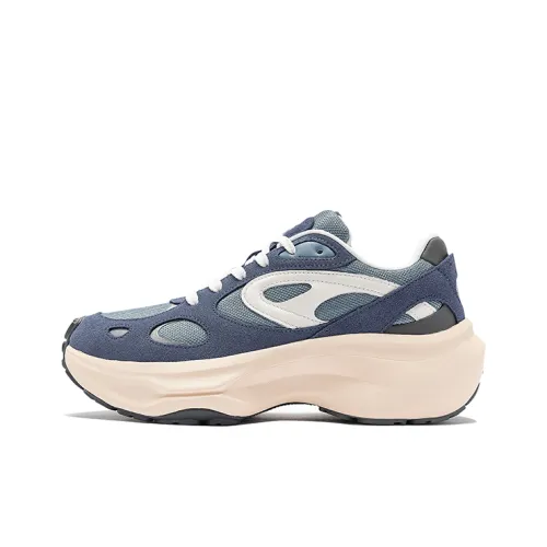 ANTA SNEAKERVERSE Повседневный Низкий Топ Стена Серый/Светло-Темно-Синий/Слоновая Кость/Вулканический Серый Мужской