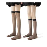 [Носки до икры + Носки выше колена] Черный, 1 упаковка каждая