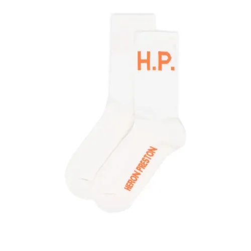 HERON PRESTON Белые Женские Носки MID до икры