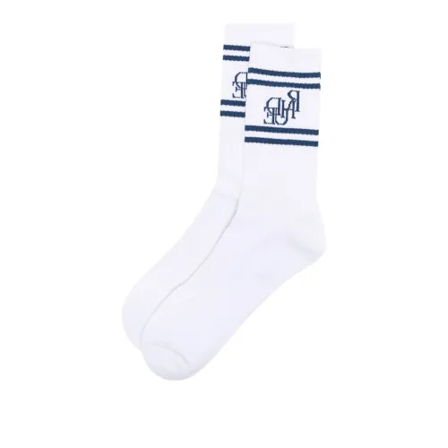 Rhude Белые Женские Носки MID до икры