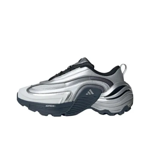 Adidas Wonder Runner Беговые кроссовки Низкие Топы Серебряные Унисекс