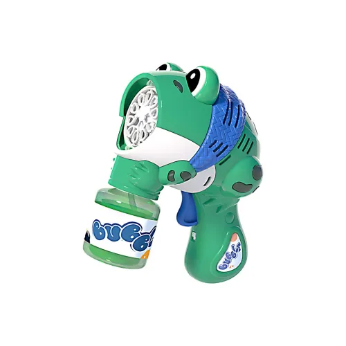 JOY FUER Забавная Лягушка Машина Литиевая батарея Один Ключ Полностью автоматический Радужный Пузырьки Пистолет Новинка Пузырьковые машины