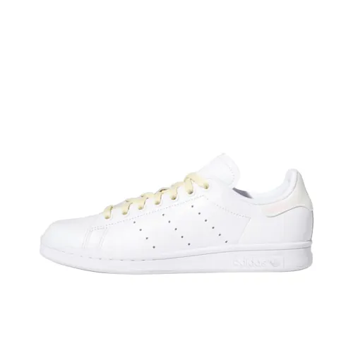 Adidas Originals Stan Smith Slip-Resistant Low Top Скейтборд Кроссовки Женские Белые Светло-Желтые