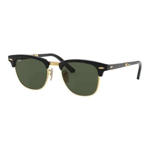 RayBan Металлические Ацетатные Солнцезащитные Очки OVAL SUNGLASSES Женские Черные