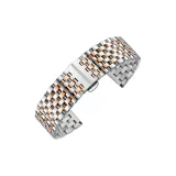 [Планшетный интерфейс] Семь бусин стальной браслет - розовое золото