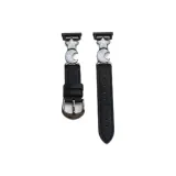 Серебряный Star Moon с кожаными вставками - черный