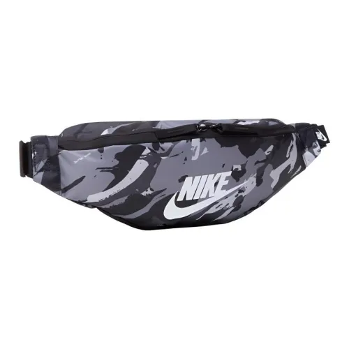 Nike Heritage Полиэстер Sling Сумка Сумка через плечо Бананка Обычный Унисекс Камуфляж Серый