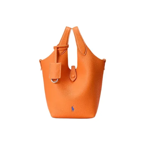 Polo Ralph Lauren Кожа Одно плечо Сумка Маленькая Женская Апельсин