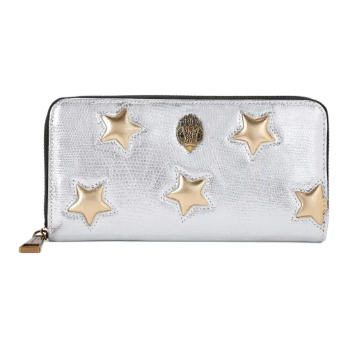 Kurt Geiger London Овечья шкура Кошелек Женское Серебро и Золото