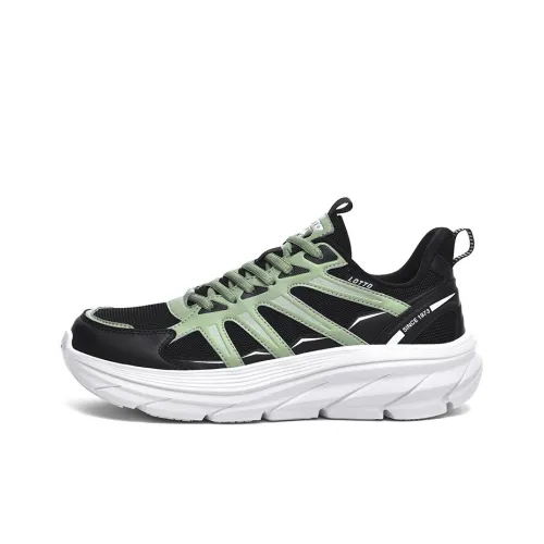 LOTTO Shock Absorbers Slip-Resistant Abrasion-Resistant Low Top Streetwear Men's Green Лотто Шок Абсорберы Противоскользящие Устойчивые к Износу Низкий Топ Уличная Обувь Мужская Зеленый
